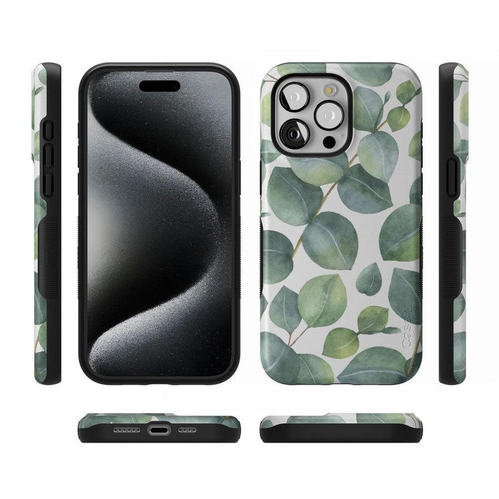 Leaf Me Alone | Green Floral Print Case