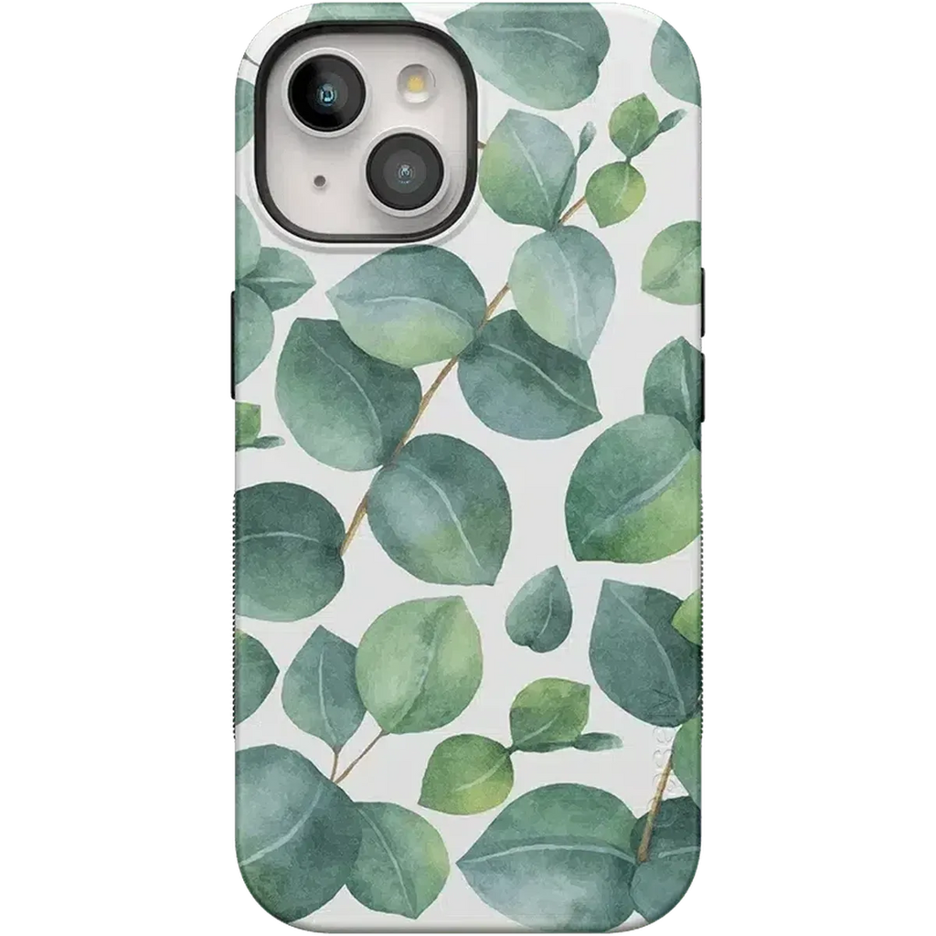 Leaf Me Alone | Green Floral Print Case