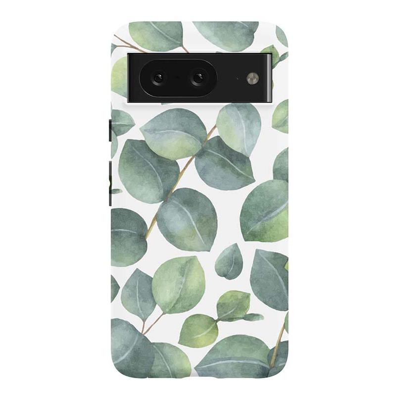 Leaf Me Alone | Green Floral Print Google Pixel Case