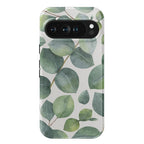 Leaf Me Alone | Green Floral Print Google Pixel Case