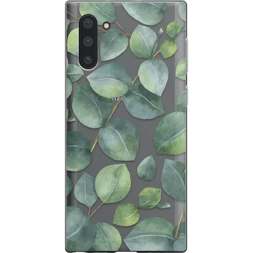 Leaf Me Alone | Green Floral Print Samsung Case