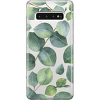 Leaf Me Alone | Green Floral Print Samsung Case