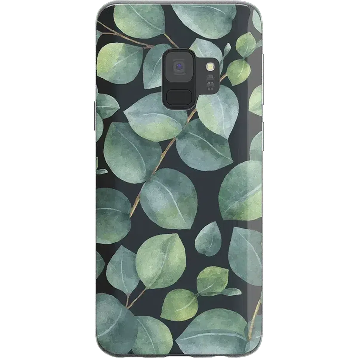 Leaf Me Alone | Green Floral Print Samsung Case