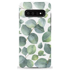 Leaf Me Alone | Green Floral Print Samsung Case