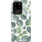 Leaf Me Alone | Green Floral Print Samsung Case