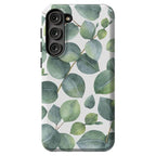 Leaf Me Alone | Green Floral Print Samsung Case