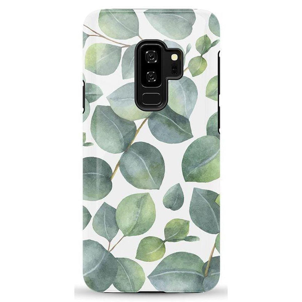 Leaf Me Alone | Green Floral Print Samsung Case