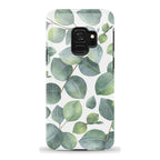 Leaf Me Alone | Green Floral Print Samsung Case
