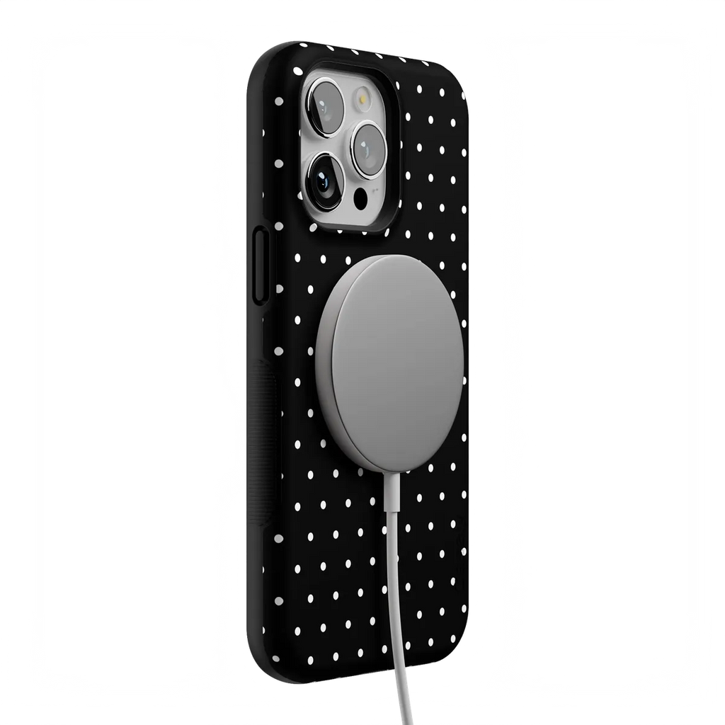 On the Dot | White Polka Dot Case