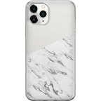 Let's Split | Half White Clear Marble Case