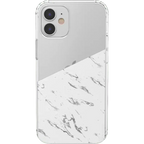 Let's Split | Half White Clear Marble Case