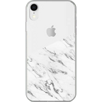 Let's Split | Half White Clear Marble Case