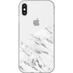 Let's Split | Half White Clear Marble Case