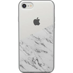 Let's Split | Half White Clear Marble Case