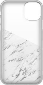 Let's Split | Half White Clear Marble Case
