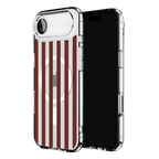 Sunday in Brooklyn | Burgundy Stripes Case