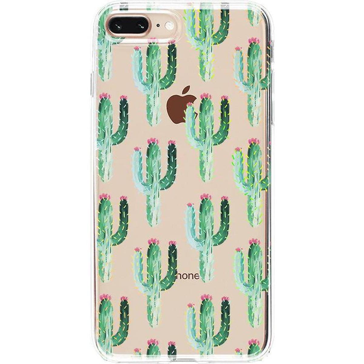 Lookin' Sharp | Cactus Patterned Clear Floral Case