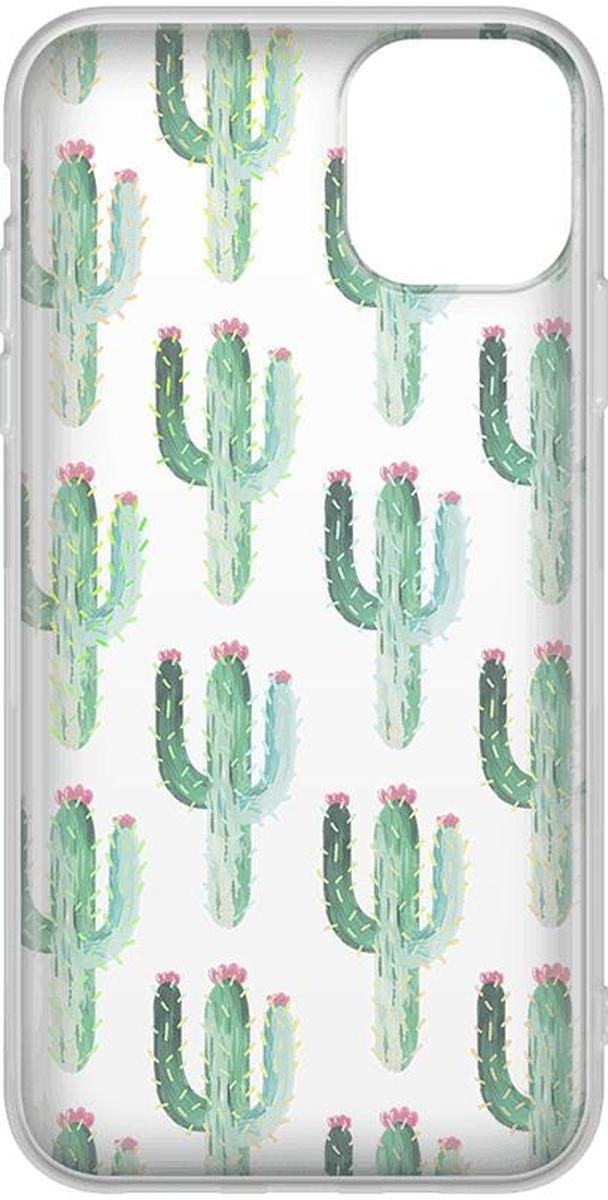 Lookin' Sharp | Cactus Patterned Clear Floral Case