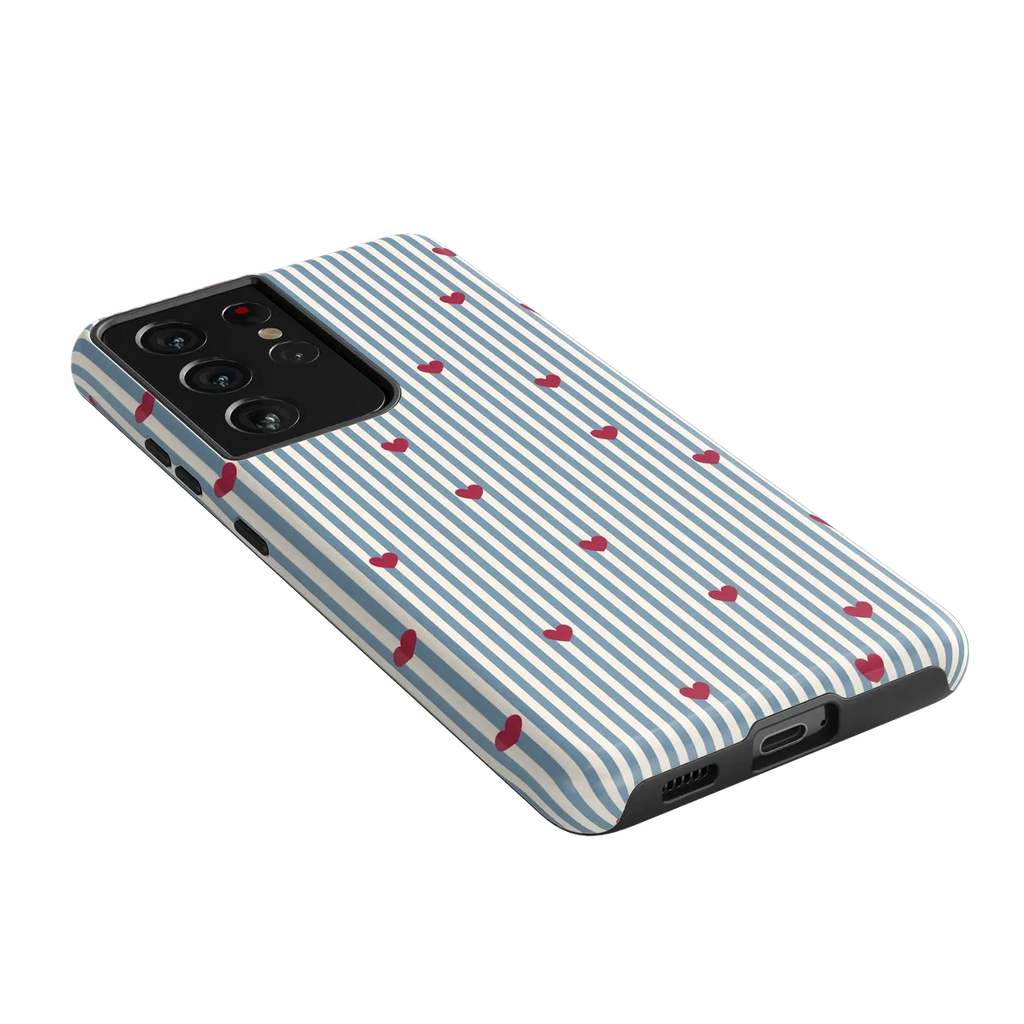 Love Lines | Blue Stripes Case