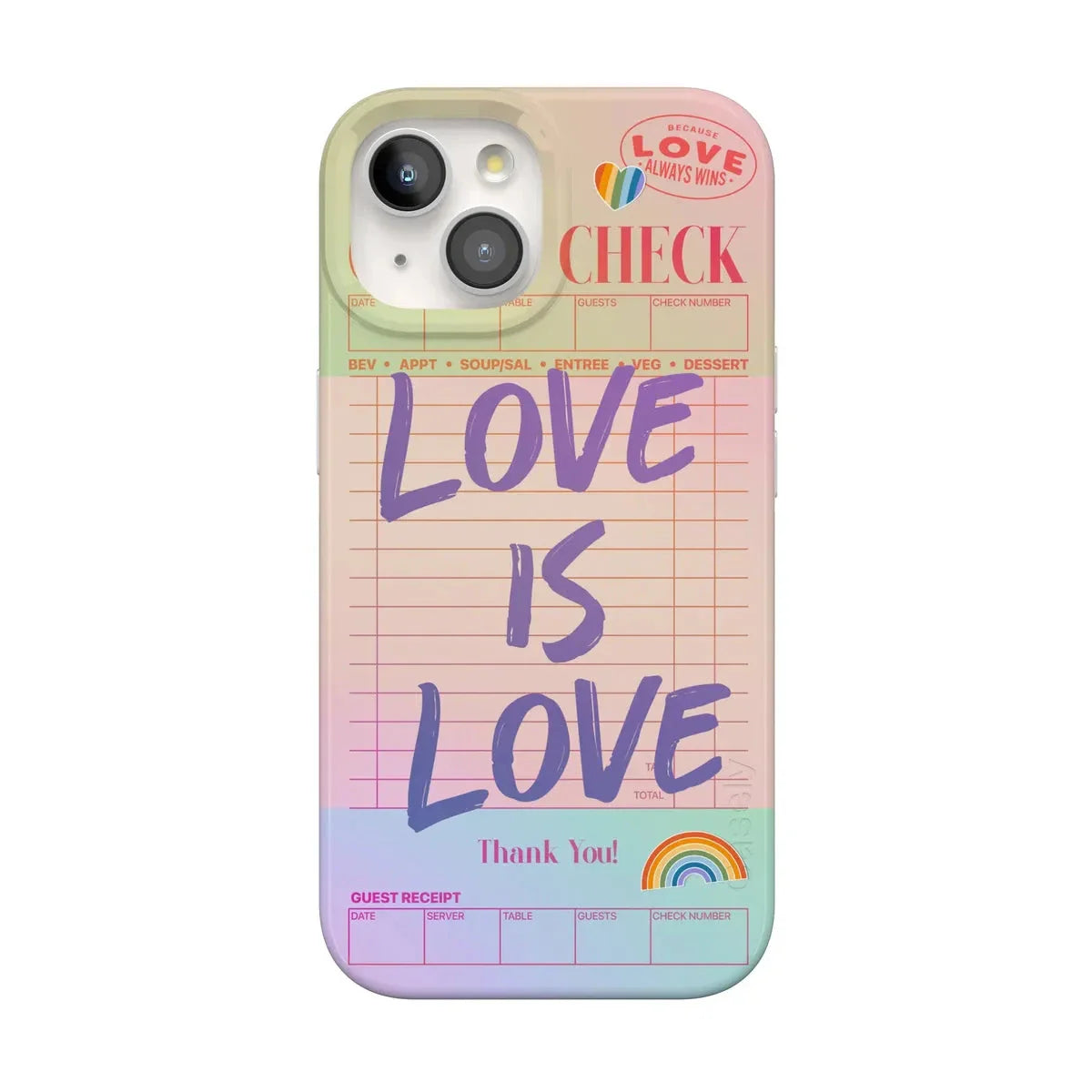 Love is Love | Guest Check Pride Case