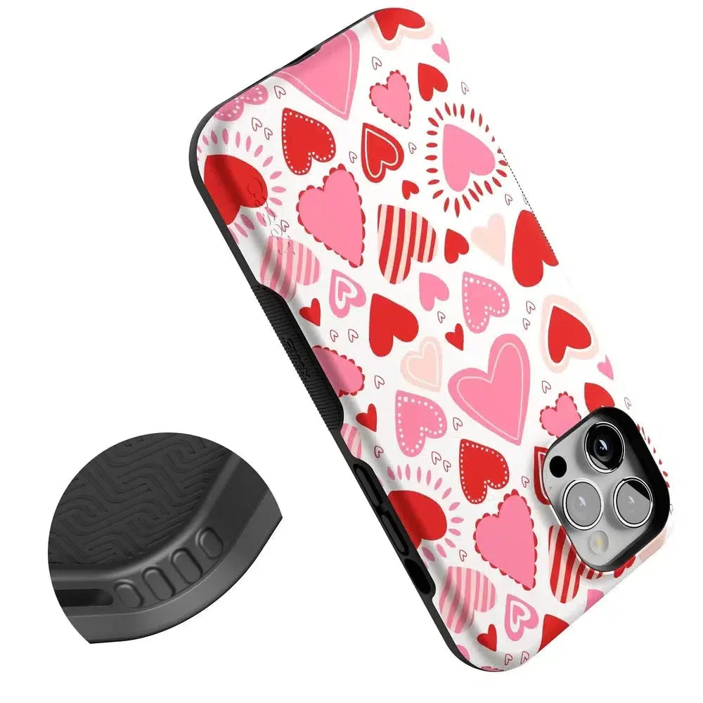 Love Struck | Heart Stickers Case