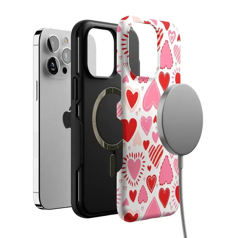 Love Struck | Heart Stickers Case