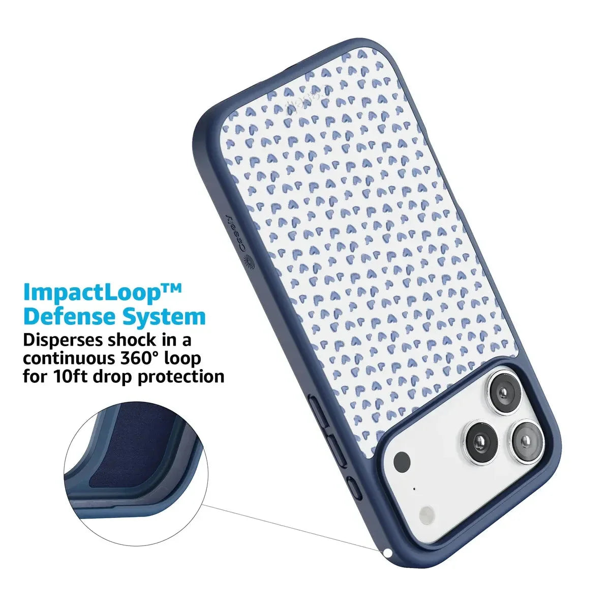 Lovebug | Blue Hearts Case