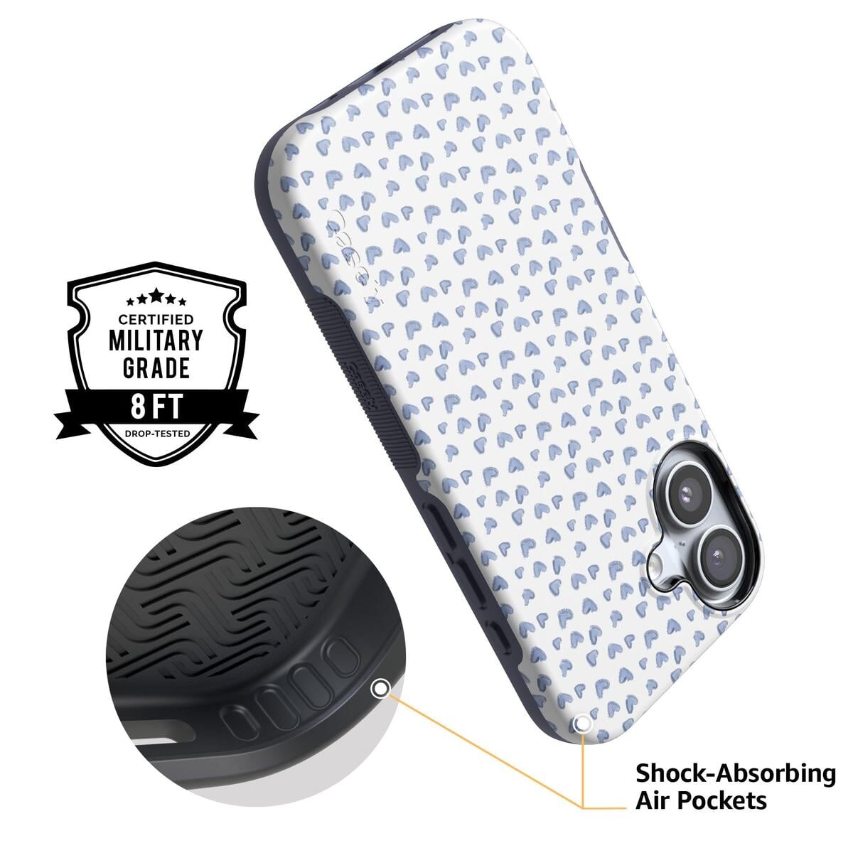 Lovebug | Blue Hearts Case