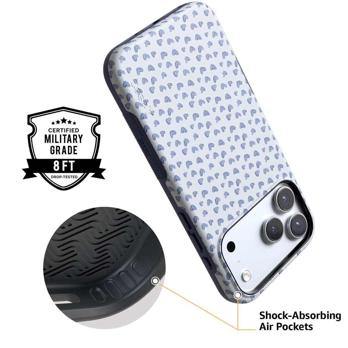 Lovebug | Blue Hearts Case