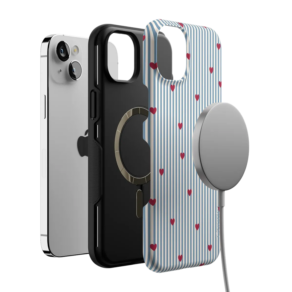 Love Lines | Blue Stripes Case