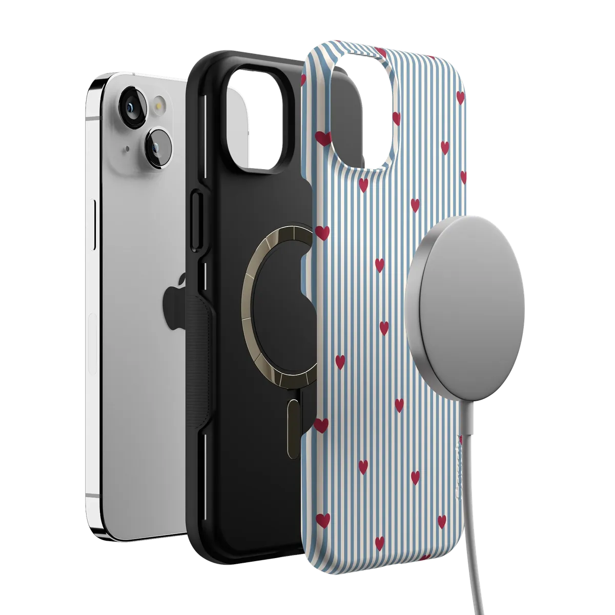 Love Lines | Blue Stripes Case