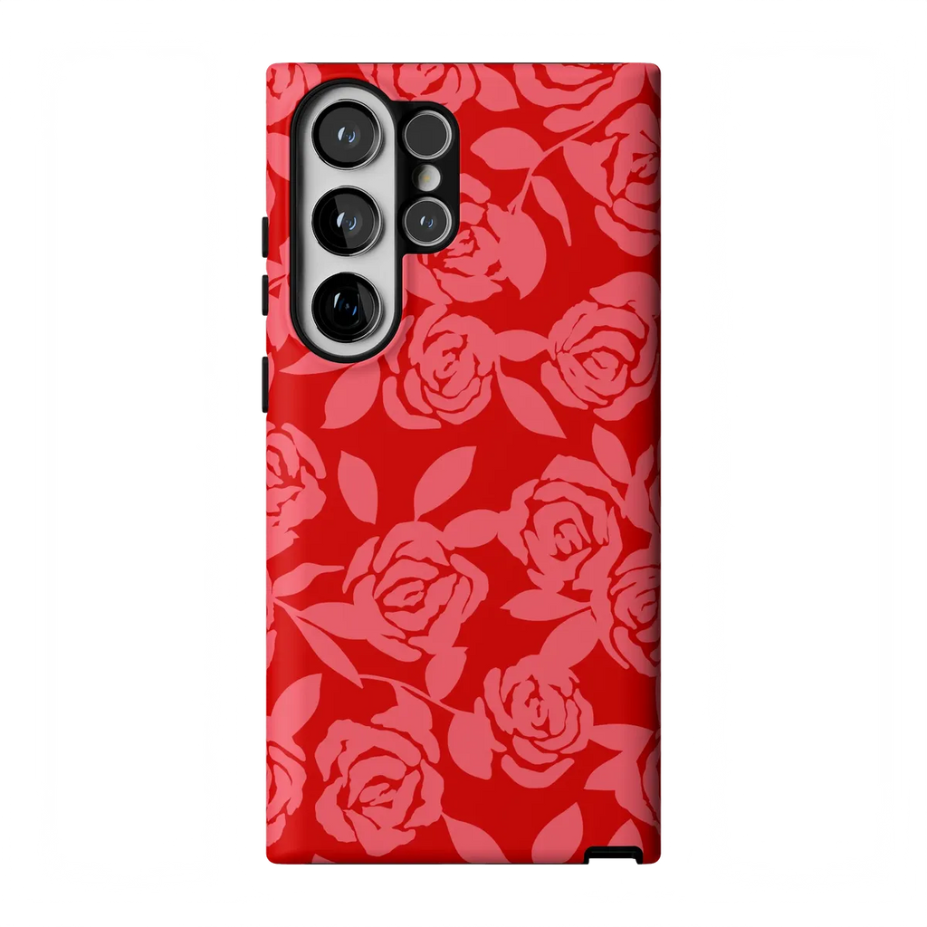 Final Rose | Red & Pink Floral Case