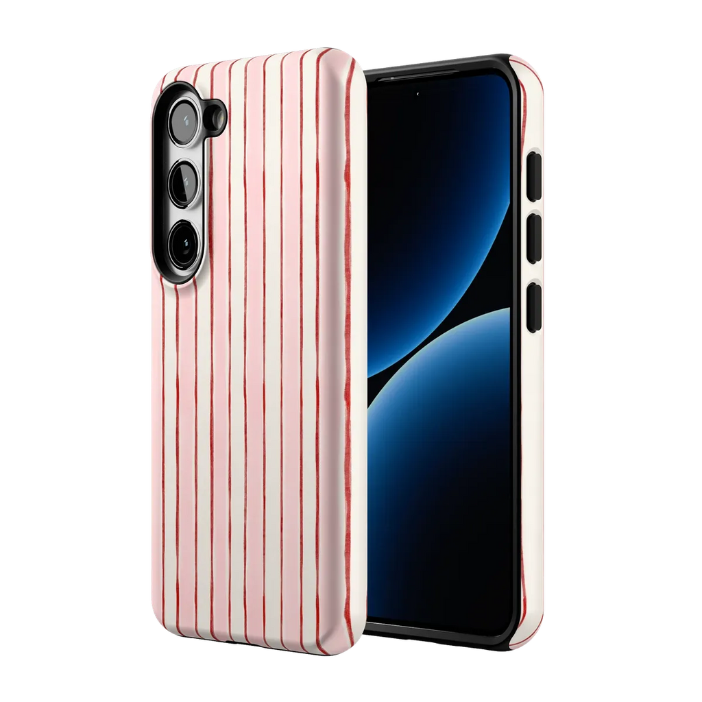 Pretty in Pastel | Blush Stripes Case