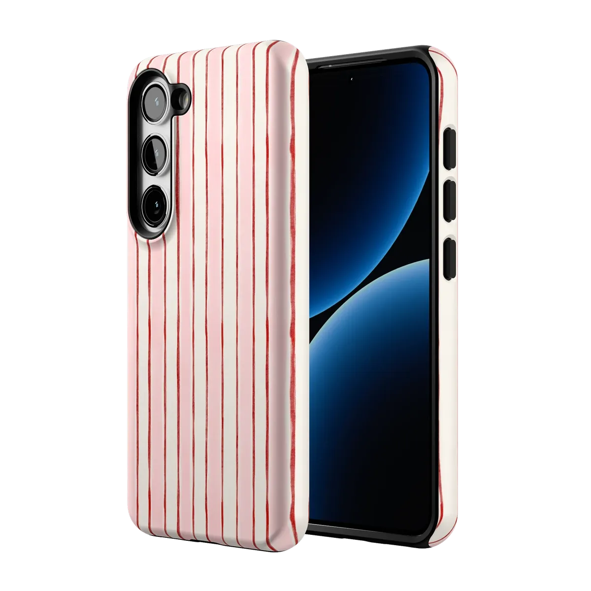 Pretty in Pastel | Blush Stripes Case