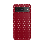 On the Dot | Maroon Polka Dot Case