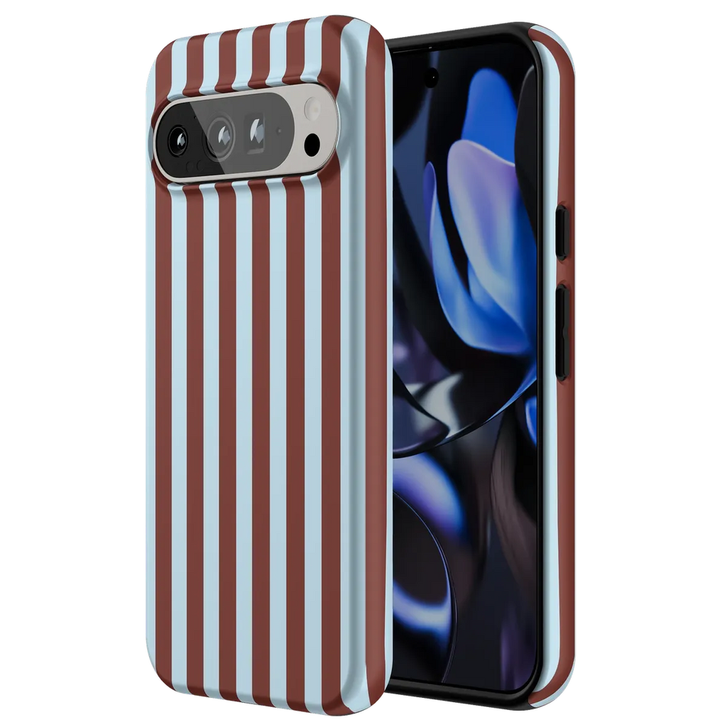 Sunday in Brooklyn | Blue Stripes Case