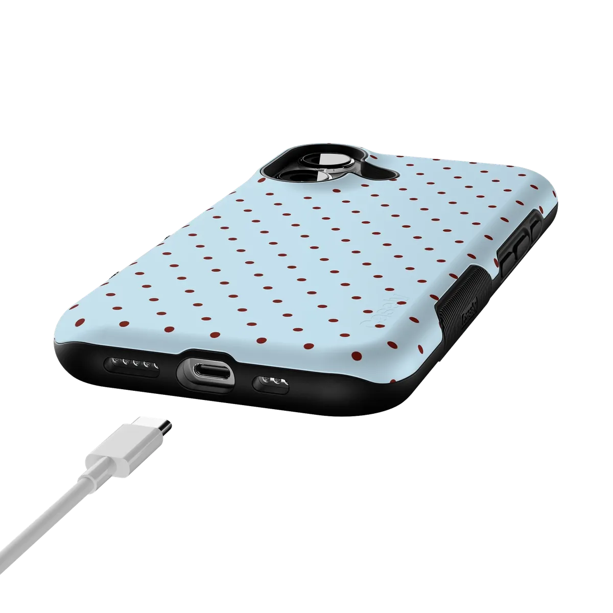 On the Dot | Blue Polka Dot Case