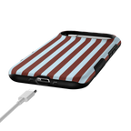 Sunday in Brooklyn | Blue Stripes Case