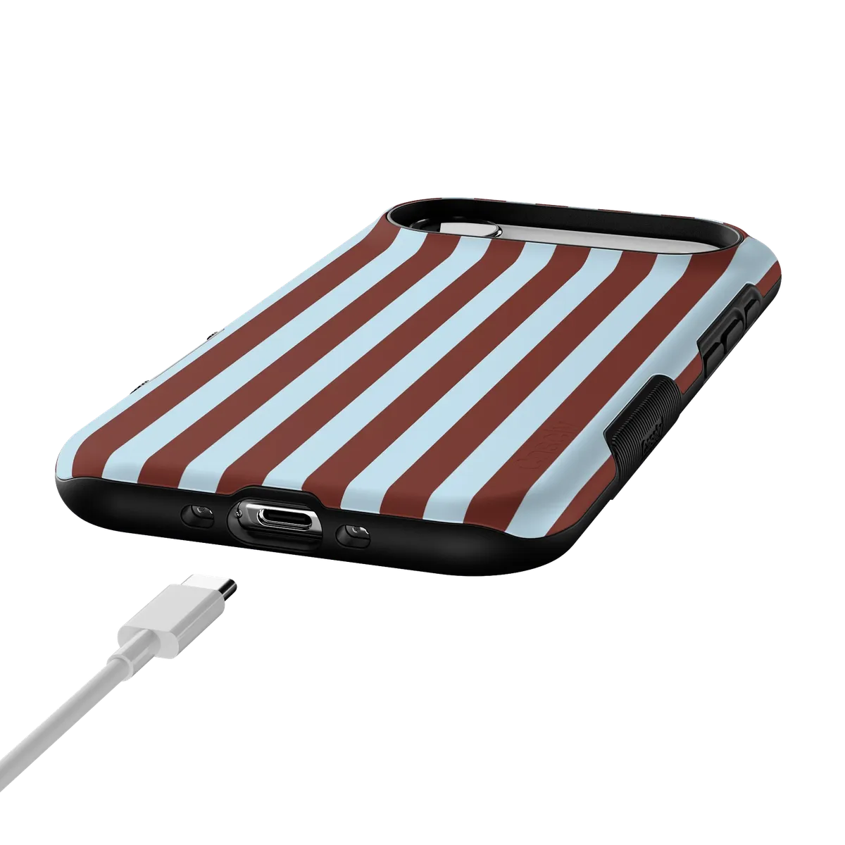 Sunday in Brooklyn | Blue Stripes Case