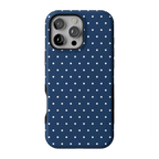 On the Dot | Navy Polka Dot Case