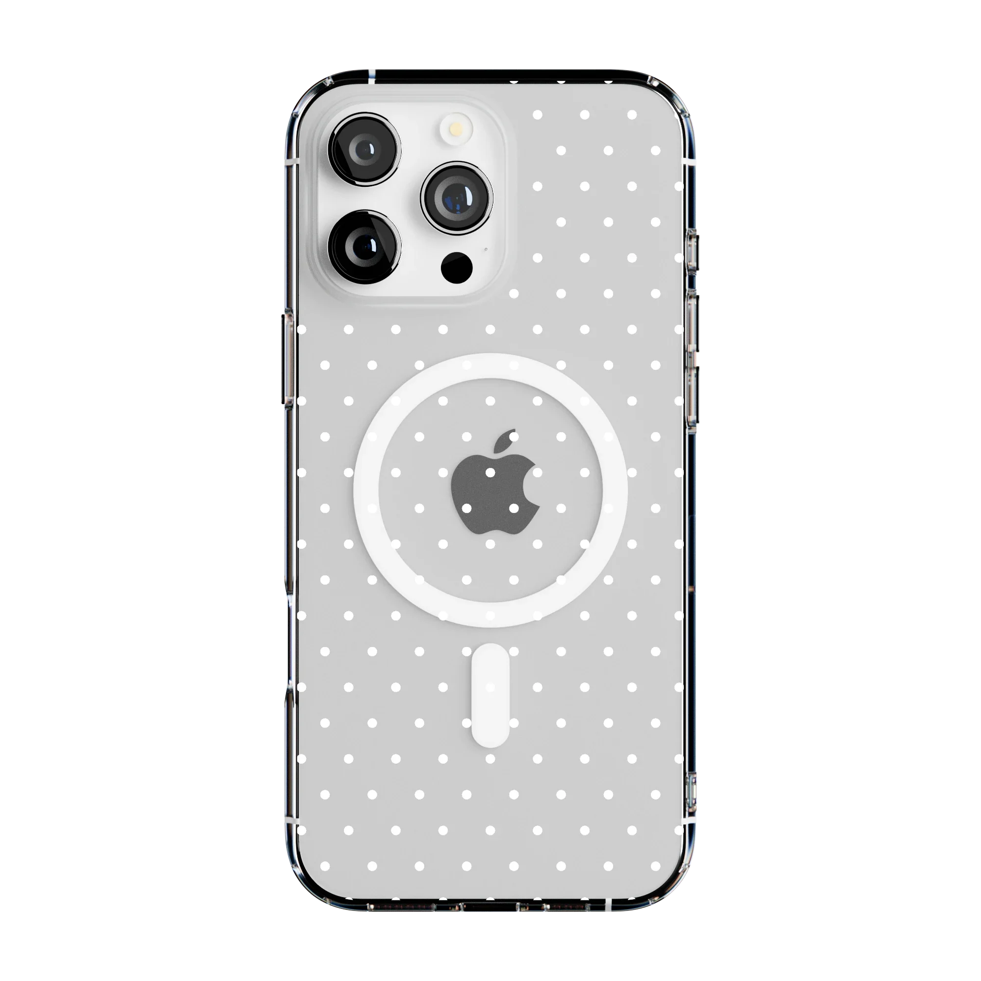 On the Dot | White Polka Dot Case