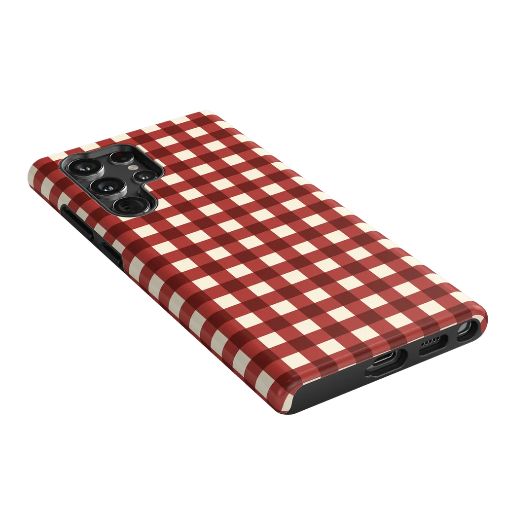 Checked Twice | Red Plaid Case