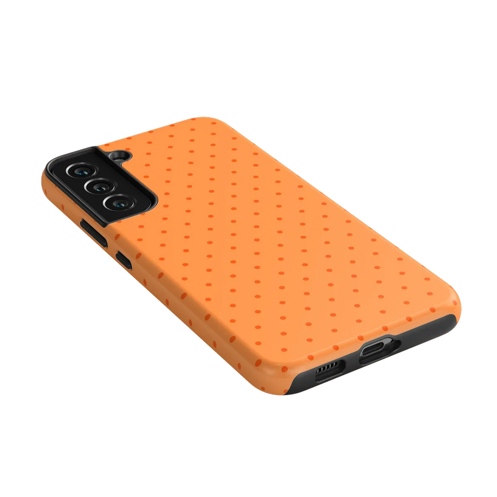On the Dot | Orange Polka Dot Case