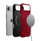 On the Dot | Maroon Polka Dot Case