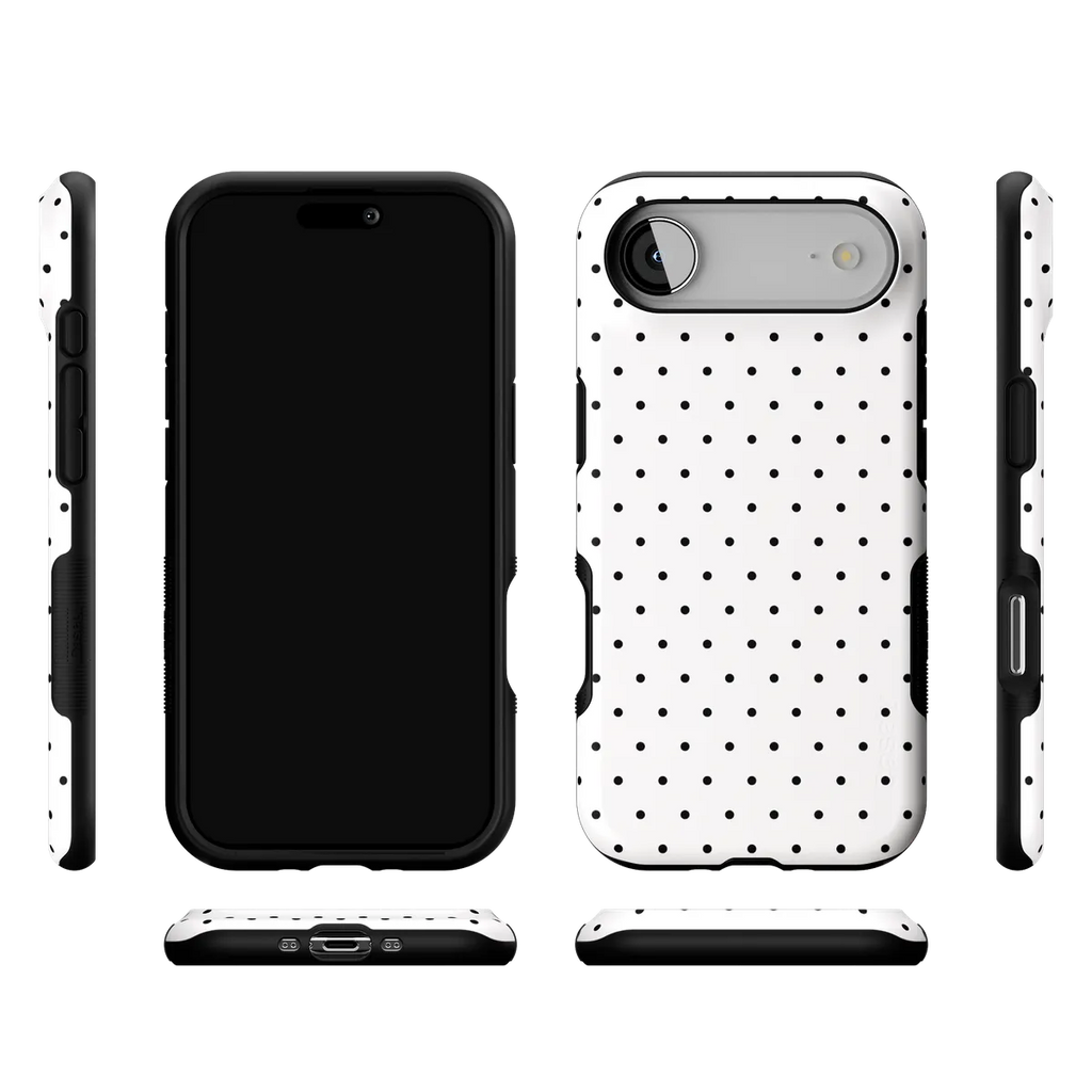 On the Dot | Black Polka Dot Case