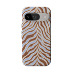 Untamed | Brown & Blue Zebra Case