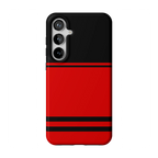 Storm Warning | Black & Red Stripes Case