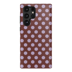 Spotted in SoHo | Burgundy Polka Dot Case