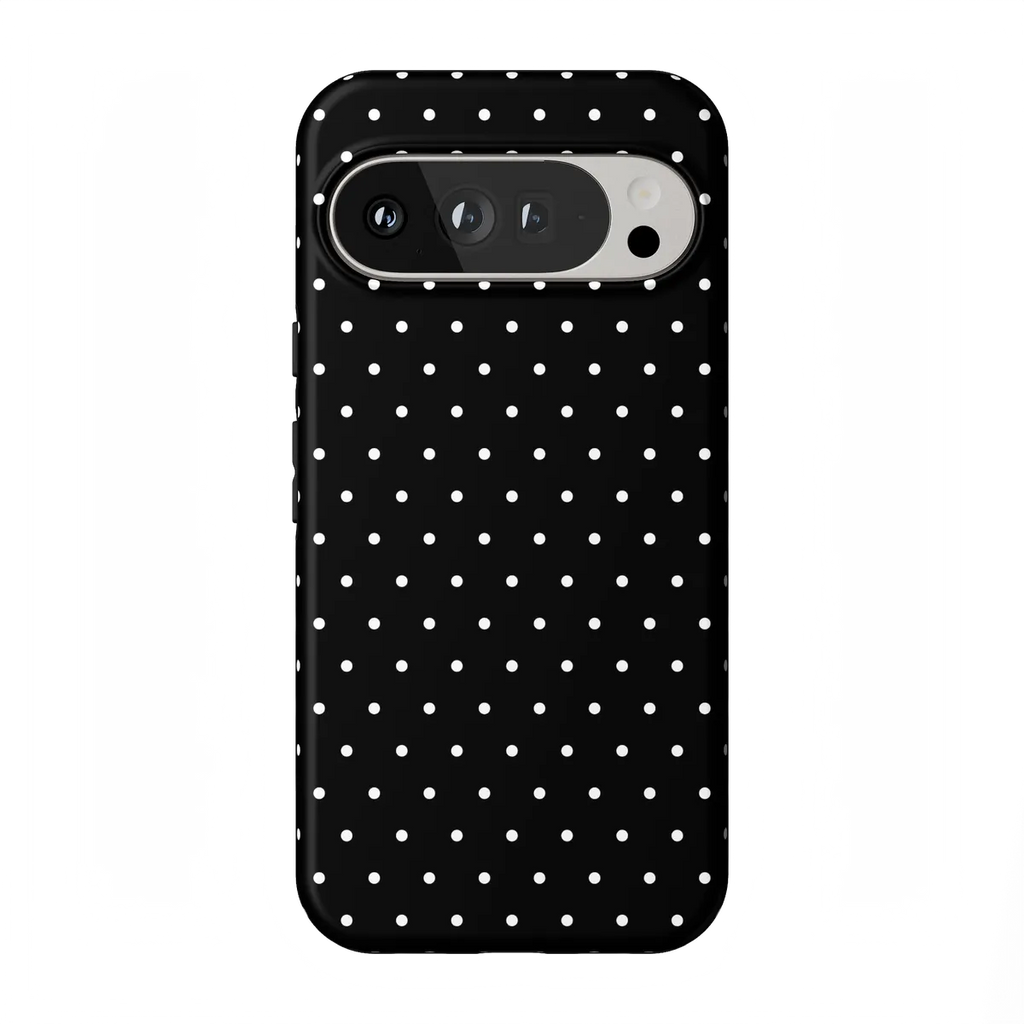 On the Dot | White Polka Dot Case