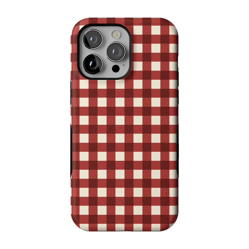 Checked Twice | Red Plaid Case